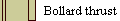 Bollard thrust