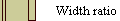 Width ratio